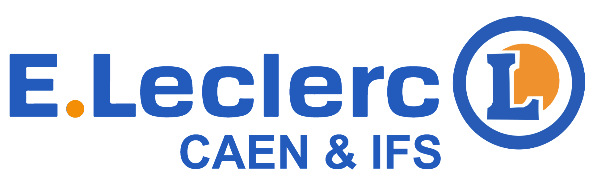 Logo Leclerc Caen Ifs - Partenaire du Carnaval Étudiant de Caen