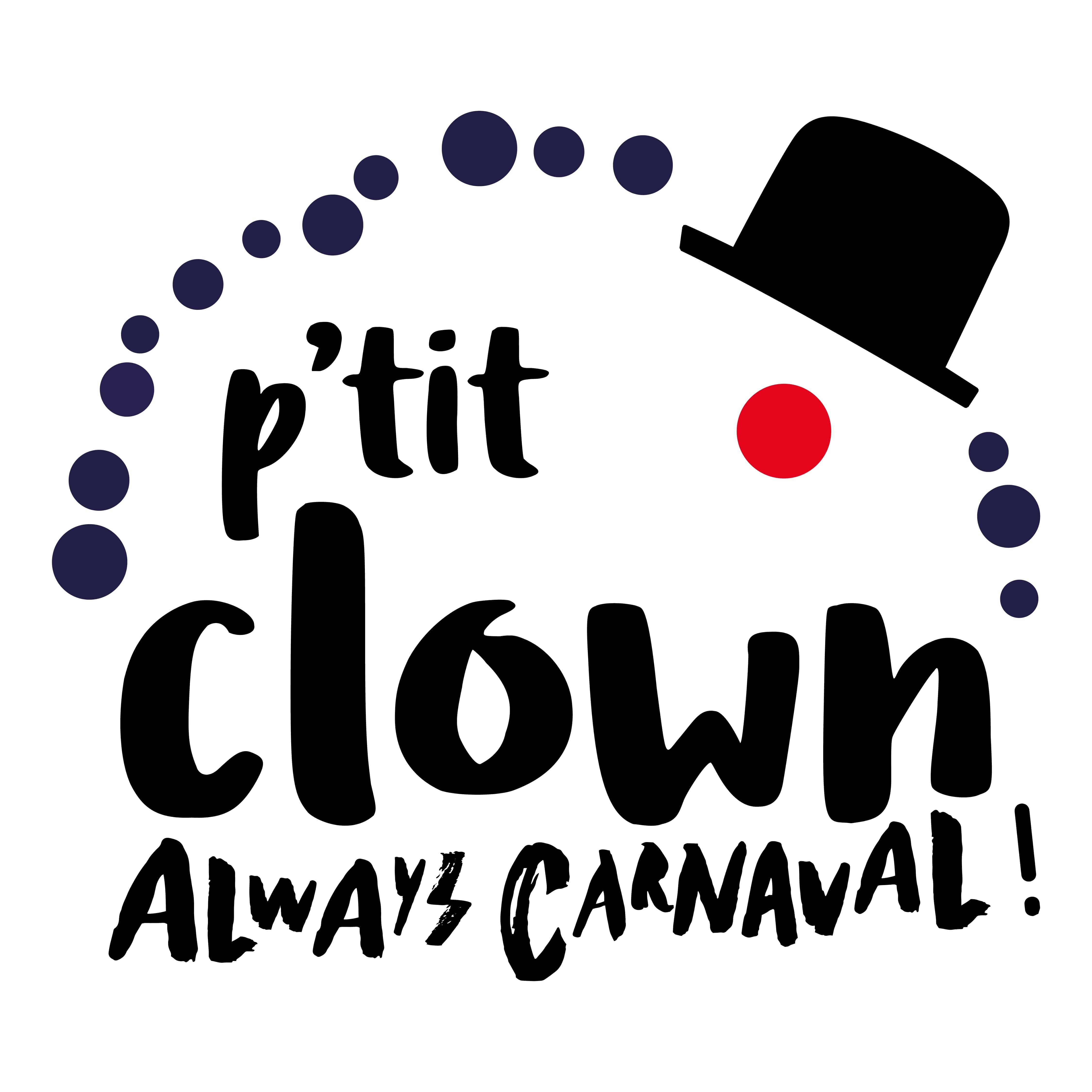 Logo P'tit Clown - Partenaire du Carnaval Étudiant de Caen